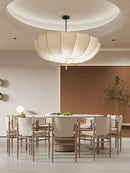 Cream Nordic Fabric Pendant Light for Living Room Dining Office Hotel - Ljojo