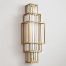 Ljojo Luxury Glass Crystal Wall Lamp for Modern Minimalist Living Room & Bedroom