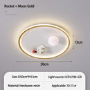 Astronaut LED Ceiling Light Space Children's Room Lamp Boy Bedroom Decor Ljojo