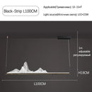 Ljojo Snow Mountain LED Chandelier | Chinese Style Pendant Light for Living & Dining Room