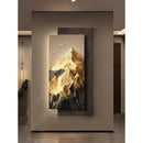 3D Sandstone Landscape Painting - Modern Corridor Decoration Wall Lamp by Ljojo