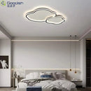 Ljojo Geometric LED Ceiling Light Chandelier Modern Living Room Decorative Home Lamp
