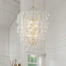 American Vintage Luxury LED Pendant Light Glass Bubble Chandeliers for Living Dinning Bedroom Lamps by Ljojo