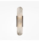 Ljojo Marble Wall Sconce Light Modern Nordic Bedroom Lighting Brushed Brass Clear Glass