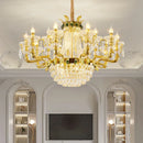 European Living Room Lamp High-end Luxury Crystal Chandelier by Ljojo