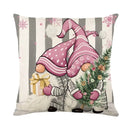 Christmas Party Pillowcase with Santa Claus & Snowman Print for Home Decoration by Ljojo.