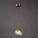 Ljojo Round Restaurant Glass LED Pendant Light | Luxury Industrial Home Decor Chandelier