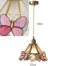 Ceiling Chandeliers Modern Tiffany Glass Pendant Light for Bedroom Kitchen - Ljojo
