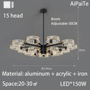 Modern Designer Luxury Hanging Ceiling Lamps for Living Room by Ljojo - Home Decoration Luminaires Decor