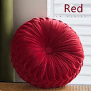 Ljojo 3D Pumpkin Round Pillow - Boho Floor Cushion for Home Decor