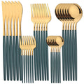 Ljojo 30 Piece Stainless Steel Flatware Cutlery Set