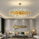 Ljojo Luxury Crystal Chandelier for Villa - Elegant & Simple for Living Room, Dining Room, Bedroom