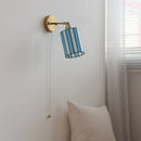 Ljojo LED Wall Light Fixture Kids Room Decor Glass Bedroom Lamp