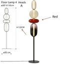 Italian Design Candy Floor Lamp Led Table Desk Light with Glass Shade by Ljojo