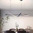 Ljojo Modern Aluminum LED Chandelier for Living Room, Kitchen, Office, Bar