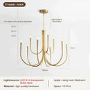 Vintage Chandelier Dining Living Room Luxury Suspension Hanging Light Fixture E14 Bulb by Ljojo