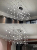 Modern Minimalist Luxury LED Pendant Lights Cube Chandelier for Home Decoration by Ljojo