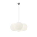 Milky White Glass Ball Chandelier for Living Room by Ljojo