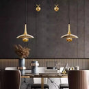 Modern Minimalist LED Pendant Light for Bedroom | Ljojo Chandelier for Dining Room & Living Room