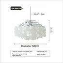 Modern Luxury Shell Chandelier Gold/Chrome Design for Dining & Living Room by Ljojo