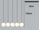 Ljojo LED Ring Stairs Pendant Light Chandeliers for Living Room and Dining Room