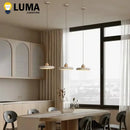 Ljojo Natural Yellow Travertine Pendant Light - Cave Stone Hanging Lighting for Home Decor
