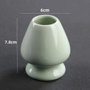 Ljojo Matcha Whisk Holder Stand & Bowl Set - Japanese Style Tea Ceremony Accessories