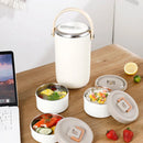 Ljojo Stainless Steel Thermal Bentos Lunch Box - Vacuum Insulated for Outdoor & Office