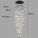 LED Pendant Light Chandelier Modern Home Decor Staircase Lamps by Ljojo