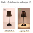 LED Nordic pleated desk lamp charging touch adjustable night light for bedroom, bar, coffee shop by Ljojo