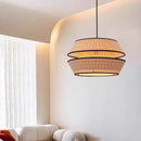 LED Chandelier Modern Wabi Sabi Wicker Pendant Lamp by Ljojo