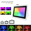 Ljojo™ RGB LED Flood Light 100W 50W 30W 20W IP68 Waterproof Outdoor Spotlight