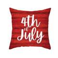 Ljojo LOVE USA Patriotic Letters Decorative Cushion Cover - Cartoon Style Home Decor Pillowcase