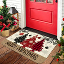 Christmas Tree Printed Non-Slip Floor Mat for Home, Bathroom & Kitchen by Ljojo