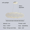 Ljojo LED Cloud Ceiling Chandelier - Modern Bedroom Dinning Starry Sky Pendant Light