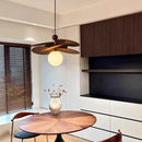 Ljojo Japanese Fashion Rattan Weave Coconut Leaf LED Chandelier for Living Room Home Decoration