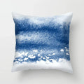 Blue Pattern Cushion Cover 45*45cm Pillowcase for Bedroom Sofa Home Decor by Ljojo