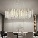 Modern Luxury Nano Electroplating K9 Crystal Tassel Chandelier - LED Living Room Decor by Ljojo