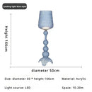 Ljojo Italian Hollow Goblet Acrylic Floor Lamp LED Decor Table for Living Room