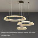 Ljojo Modern Acrylic Multi-layer Chandelier LED Pendant Light for Living Room and Bedroom