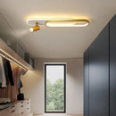 Nordic Long LED Ceiling Light for Living Dining Room Minimalist Kitchen Ljojo