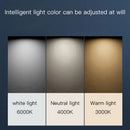 Ljojo Luxury Gold White Ceiling Lamp - Modern LED Circular Ring Rectangle Light