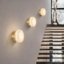 High-end Spanish Marble Round Wall Lamp - Nordic Modern Led Room Light - Ljojo