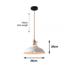 Nordic Color Macaron Chandelier LED Lamp, Modern Dining Table Bedroom Bar Cafe, Multi-color Optional by Ljojo