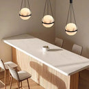Nordic Luxury Marble Ball Pendant Lights | Minimalist LED Chandelier by Ljojo