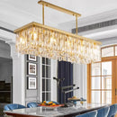 Ljojo Luxury Crystal Chandelier Pendant Light for Living Room Dining Room Home Decor