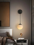 Copper Marbled Wall Lamp by Ljojo - Luxury Living Room Lighting