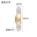Ljojo Marble Wall Lamp - Golden Wall Light for Living Room & Bedroom