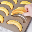 Ljojo 10-Hole Carbon Cake Baking Pan Non-Stick Muffin Mold Bakeware Tools