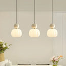 Cream LED Pendant Chandelier Stylish Lighting Modern for Bedroom Dining Room Home Decor Functional Illumination by Ljojo